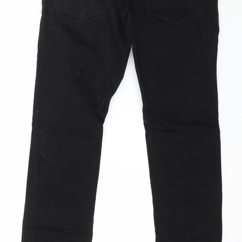 F&F Mens Black  Denim Skinny Jeans Size 30 in L32 in