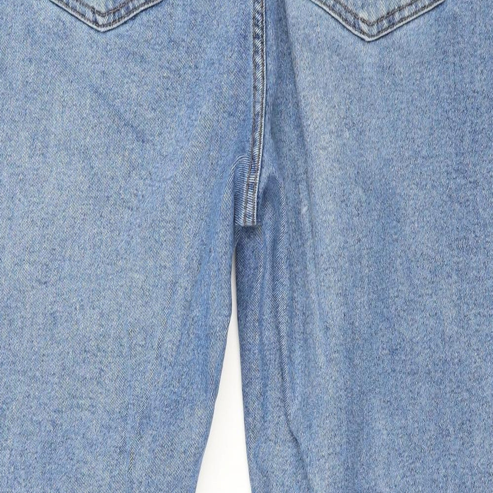 Denim & Co. Womens Blue  Denim Straight Jeans Size 16 L26 in