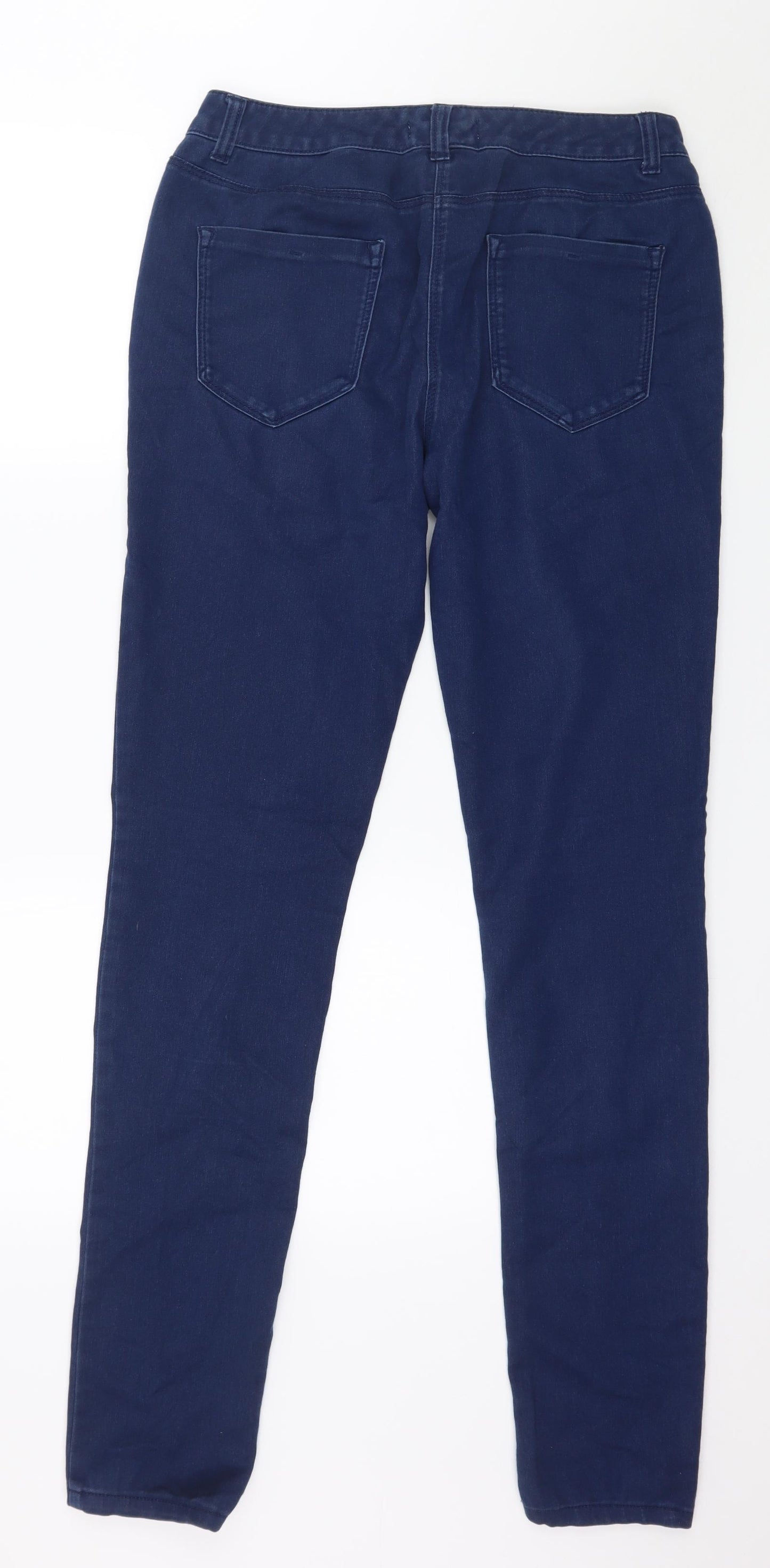 South Womens Blue  Denim Skinny Jeans Size 12 L33 in