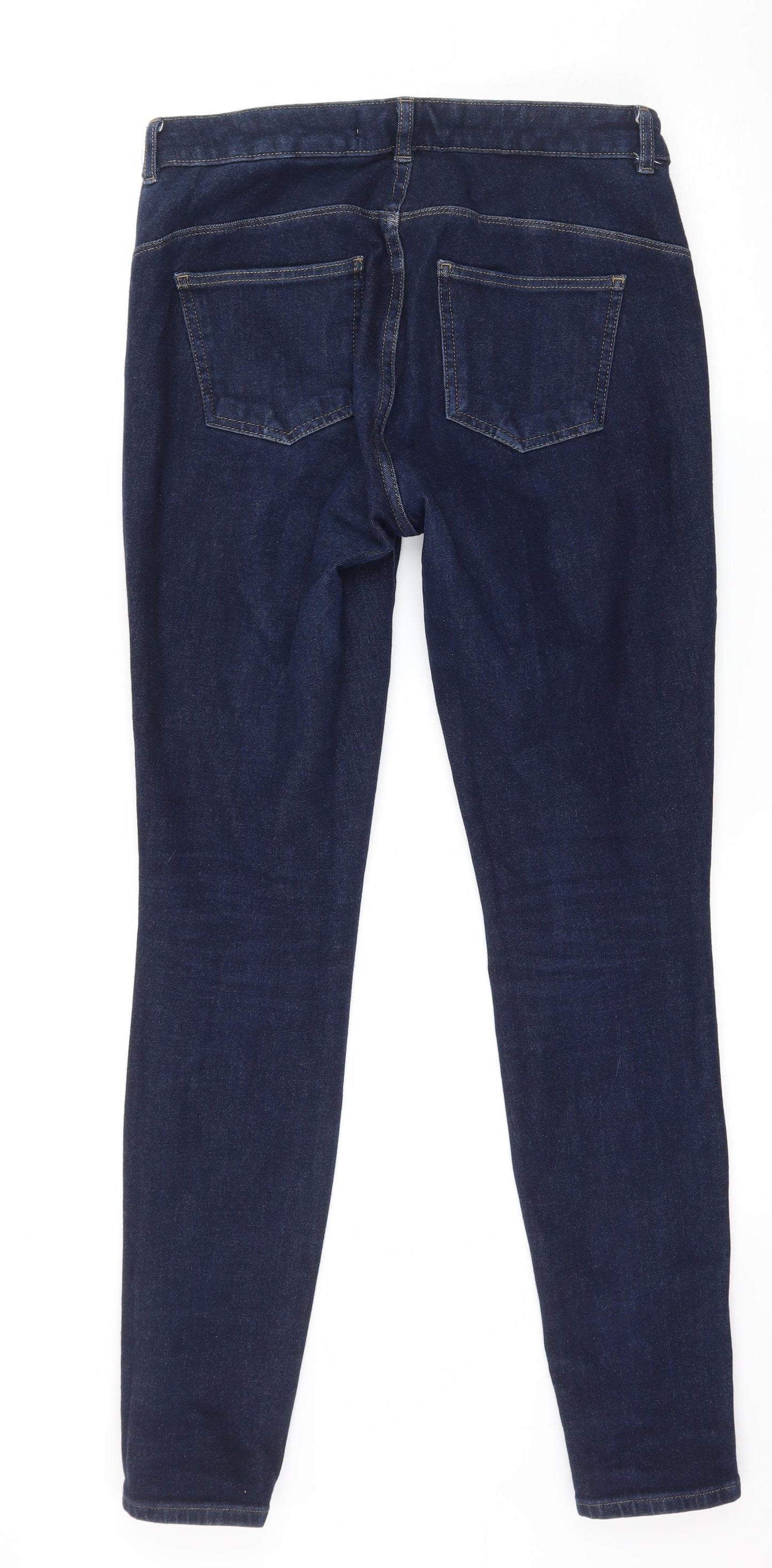 NEXT Womens Blue  Denim Skinny Jeans Size 12 L30 in
