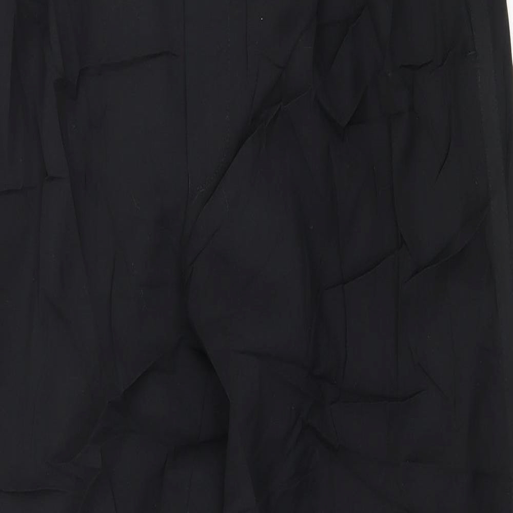 St Michael Mens Black   Trousers  Size 34 in L31 in
