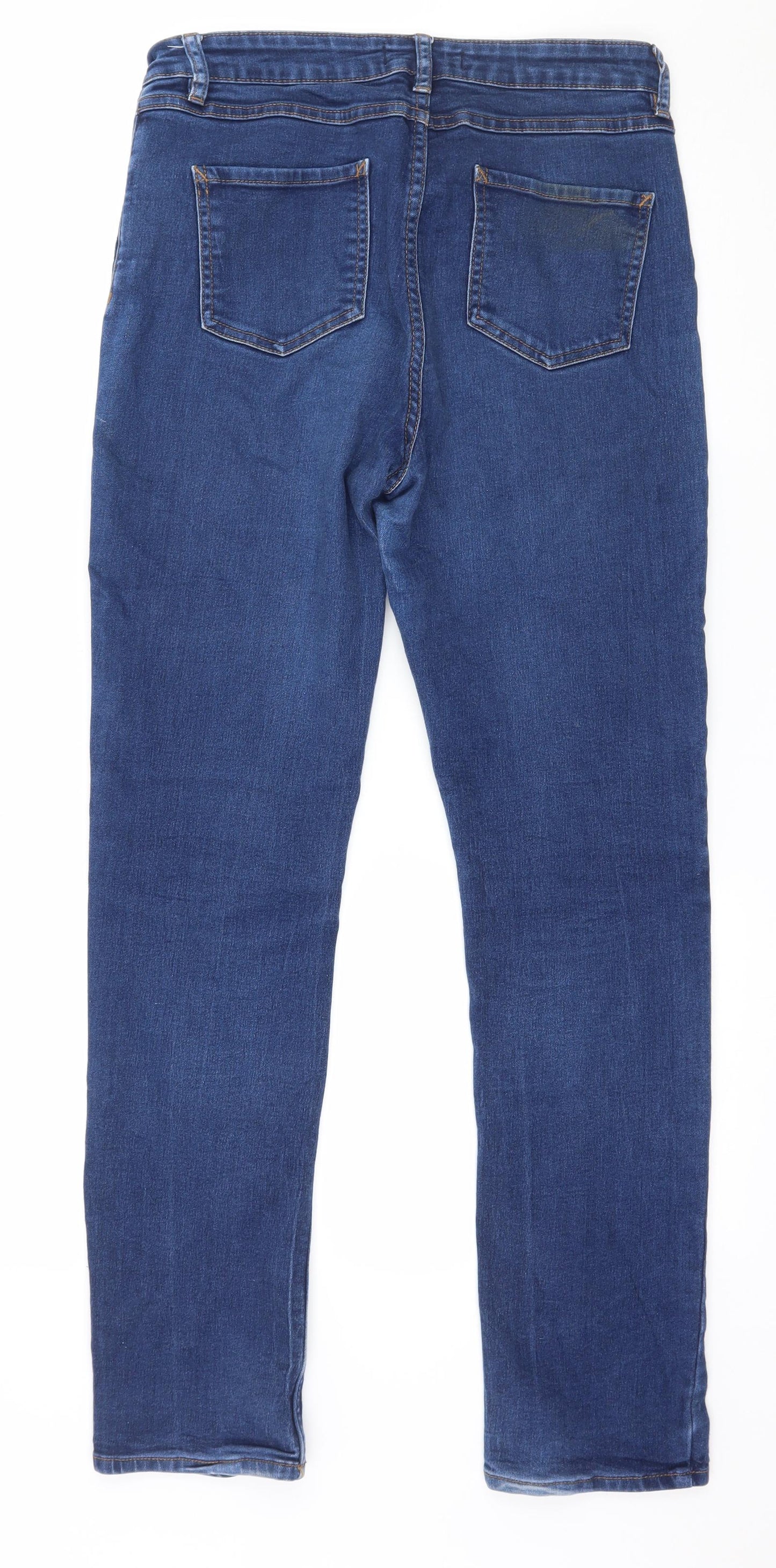 Papaya Womens Blue  Denim Skinny Jeans Size 12 L29 in