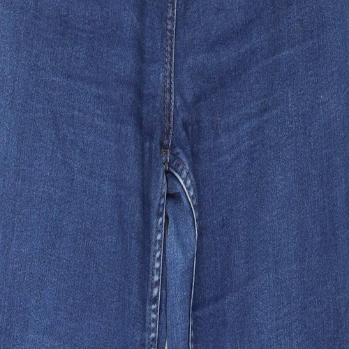 Papaya Womens Blue  Denim Skinny Jeans Size 12 L29 in
