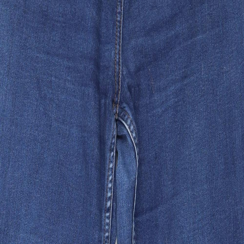 Papaya Womens Blue  Denim Skinny Jeans Size 12 L29 in