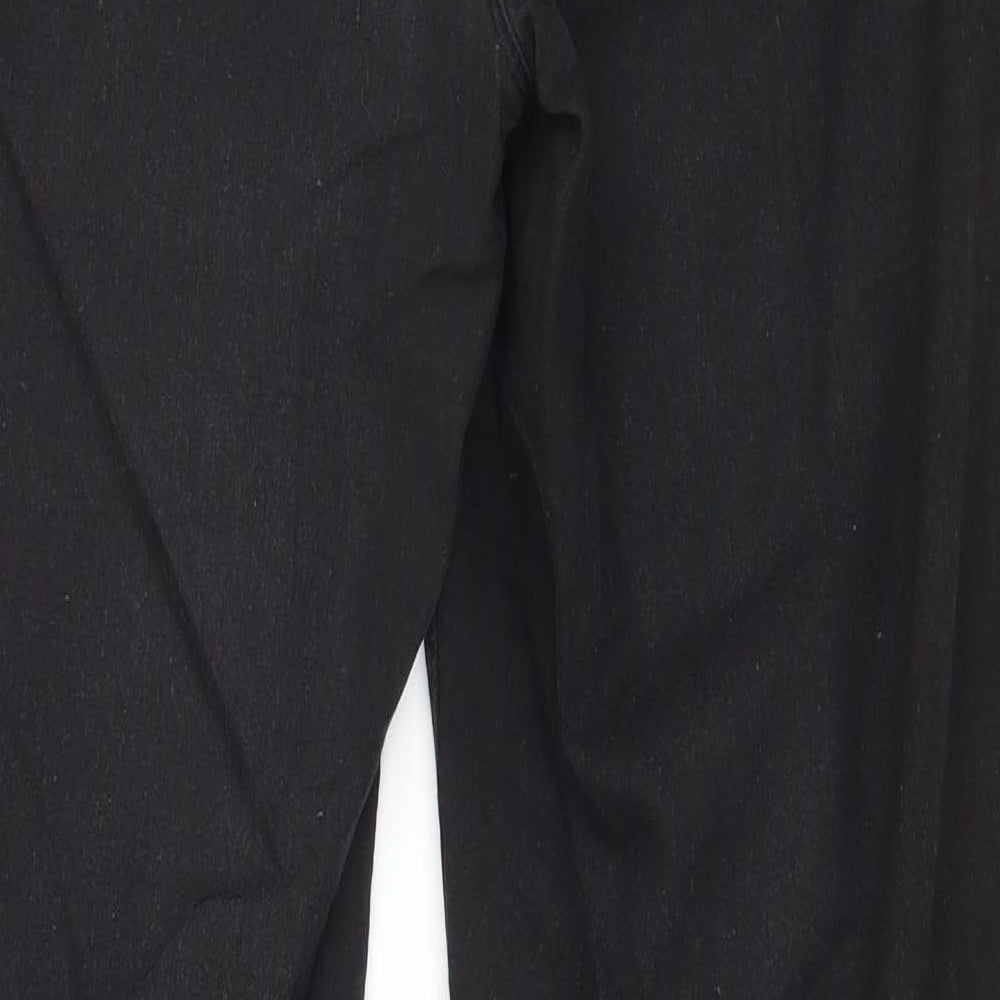 Denim & Co. Womens Black  Denim Jegging Jeans Size 16 L32 in