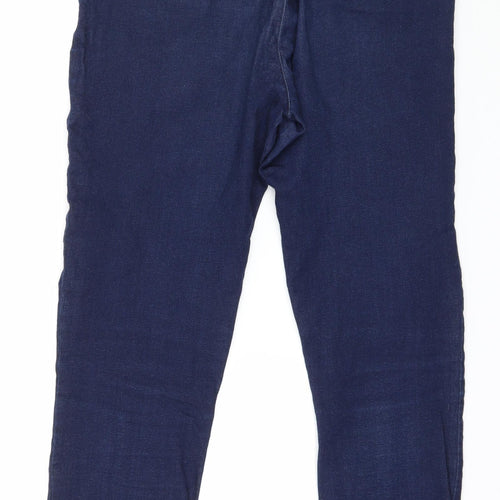 Nina Leonard Womens Blue  Denim Jegging Jeans Size M L26 in