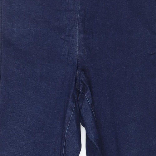 Nina Leonard Womens Blue  Denim Jegging Jeans Size M L26 in
