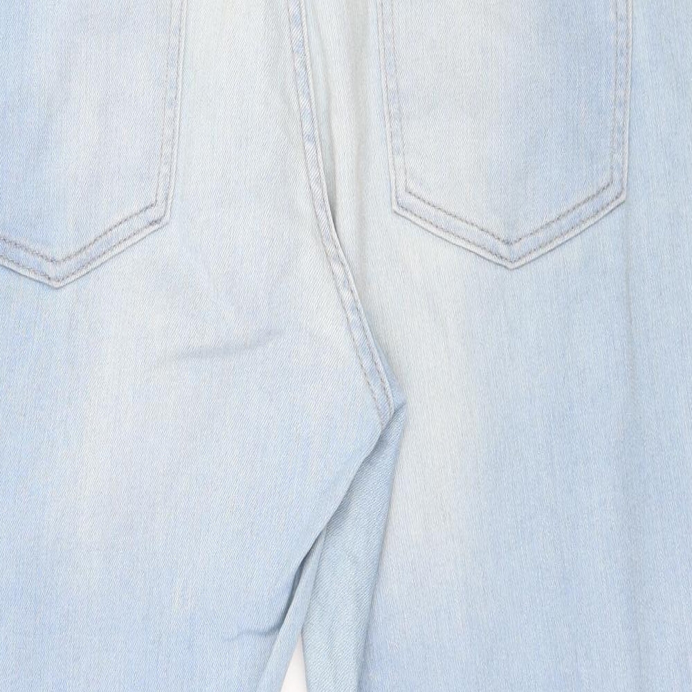 Marks and Spencer Womens Blue  Denim Cropped Jeans Size 16 L24 in