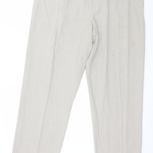BHS Womens Ivory   Trousers  Size 18 L28 in