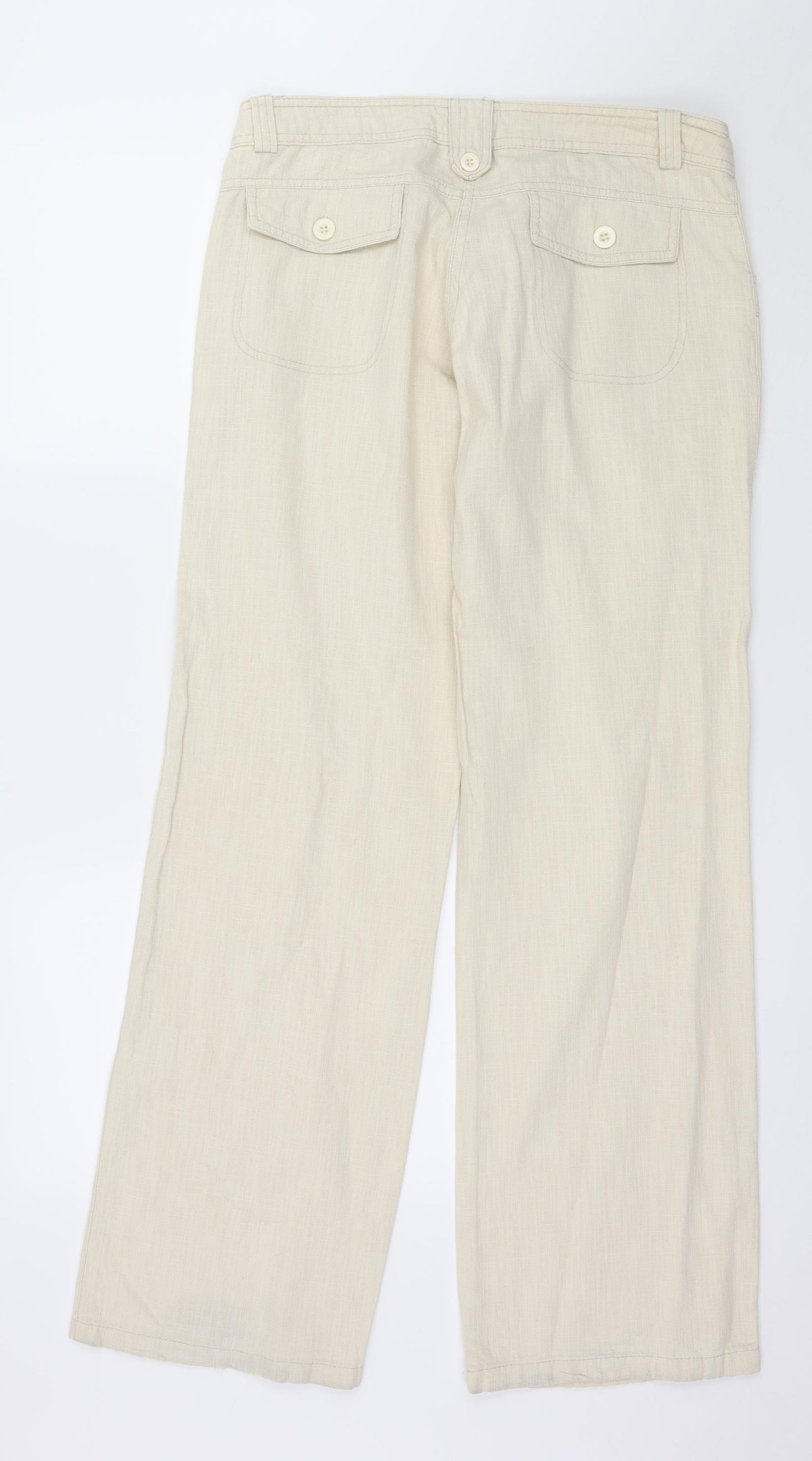 MODO Womens Beige   Trousers  Size 12 L31 in