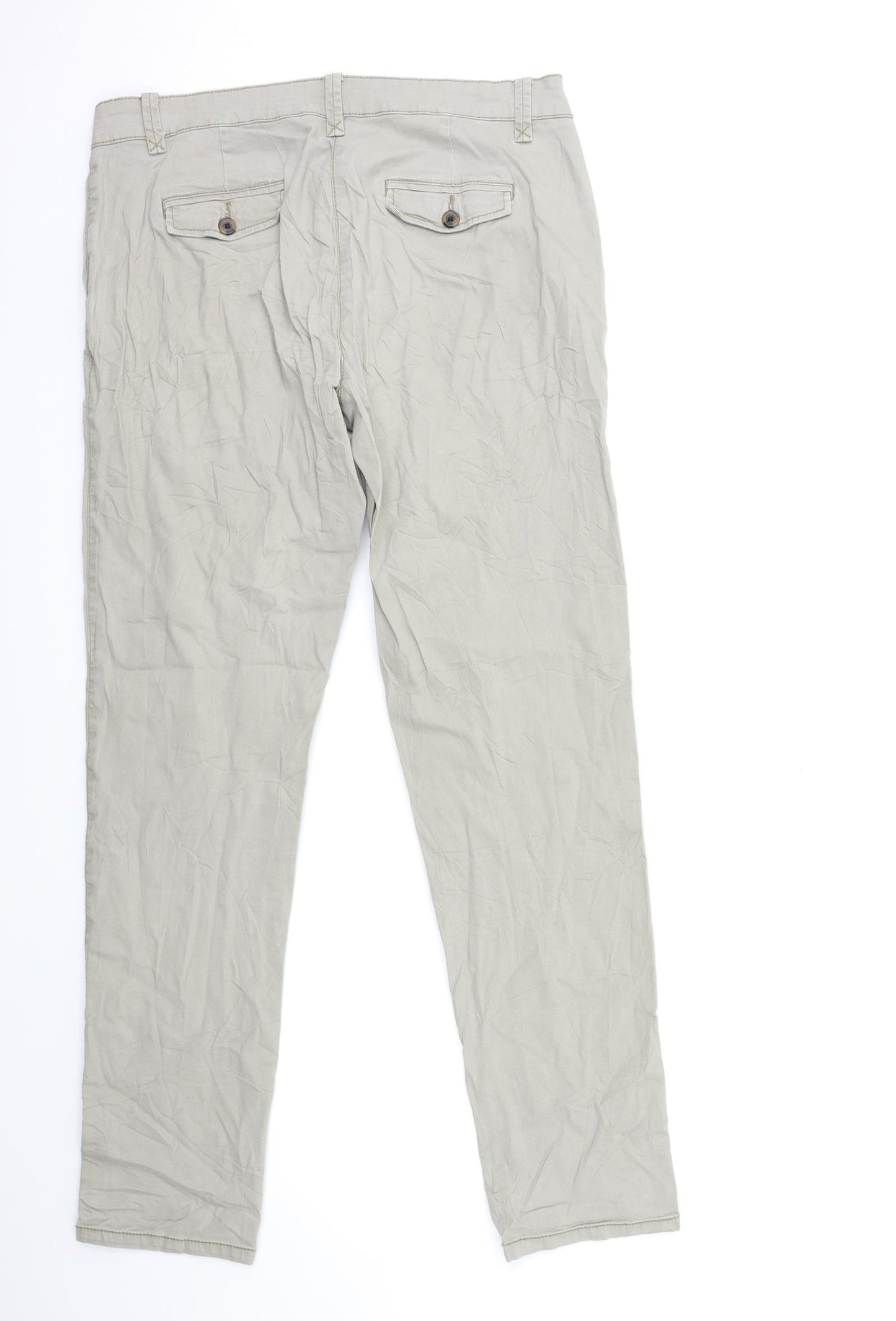 Tchibo Womens Grey   Chino Trousers Size 32 in L30 in