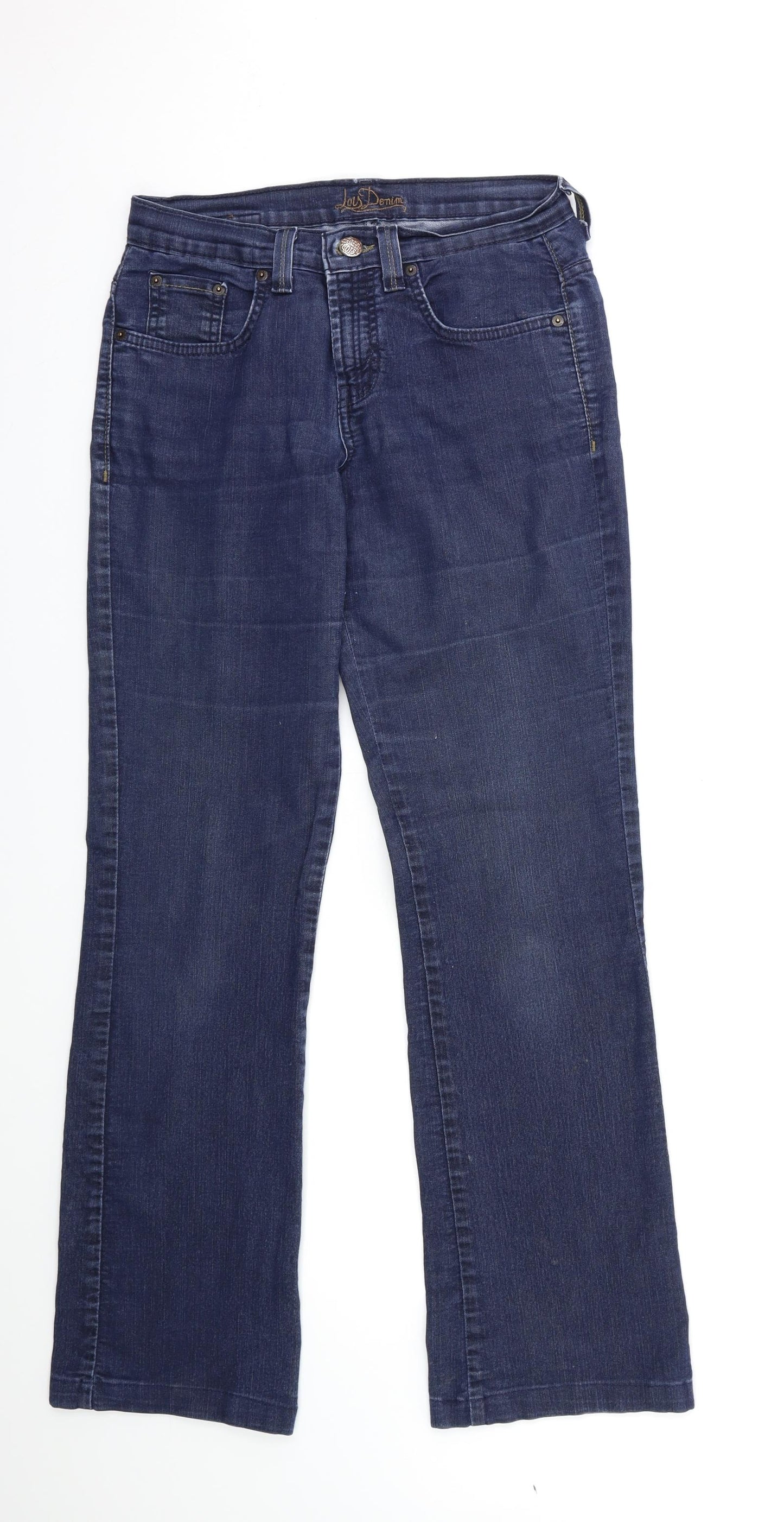 jous denim Womens Blue  Denim Flared Jeans Size 27 in L30 in