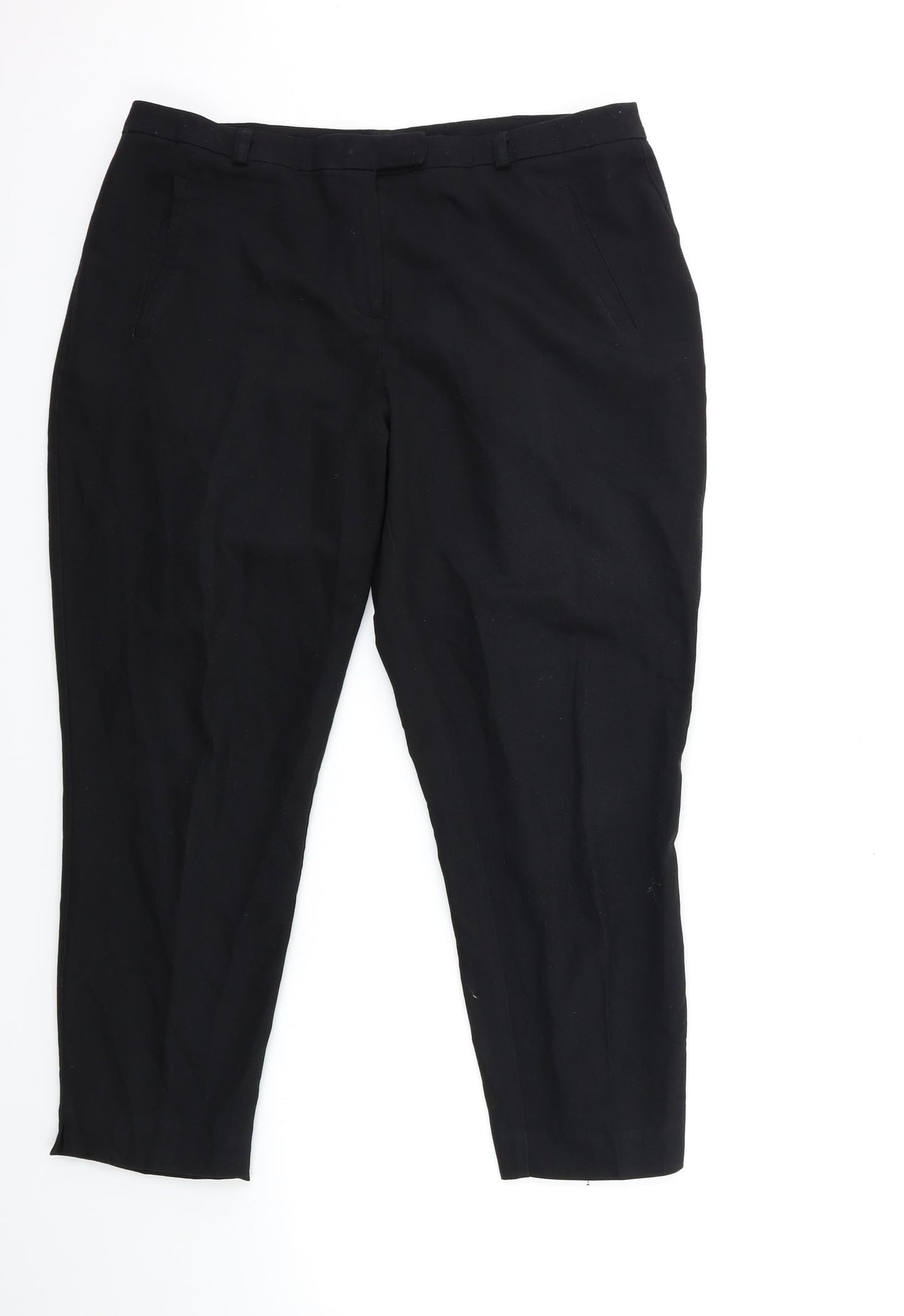 New Look Womens Black   Trousers  Size 12 L26 in