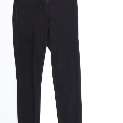 Matalan Womens Black  Denim Skinny Jeans Size 8 L29 in