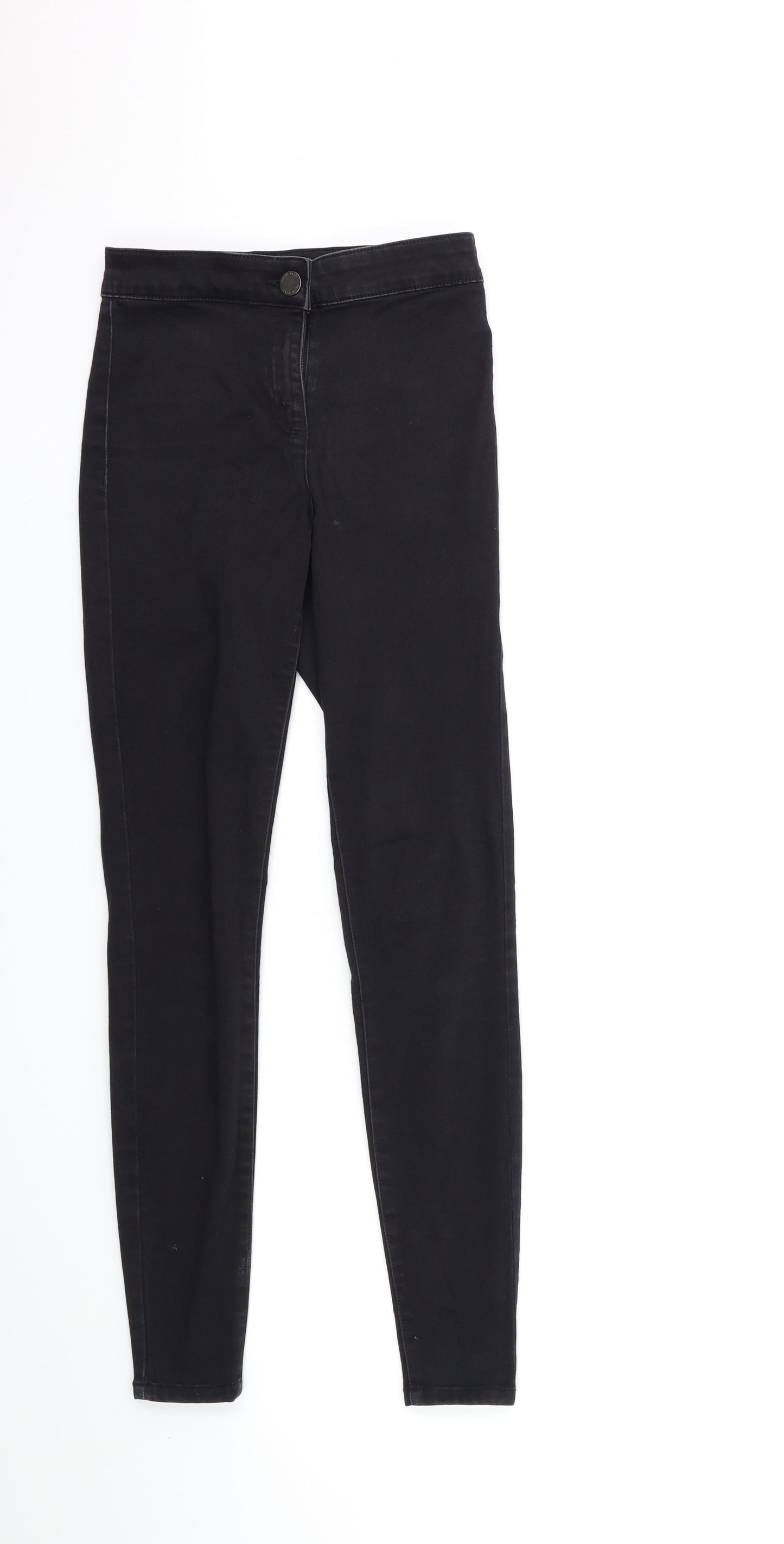 Matalan Womens Black  Denim Skinny Jeans Size 8 L29 in