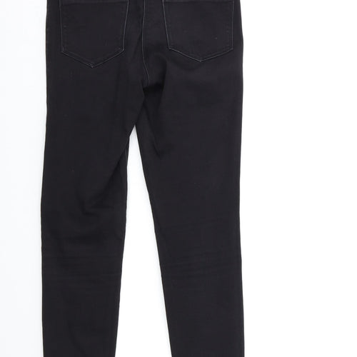 Matalan Womens Black  Denim Skinny Jeans Size 8 L29 in