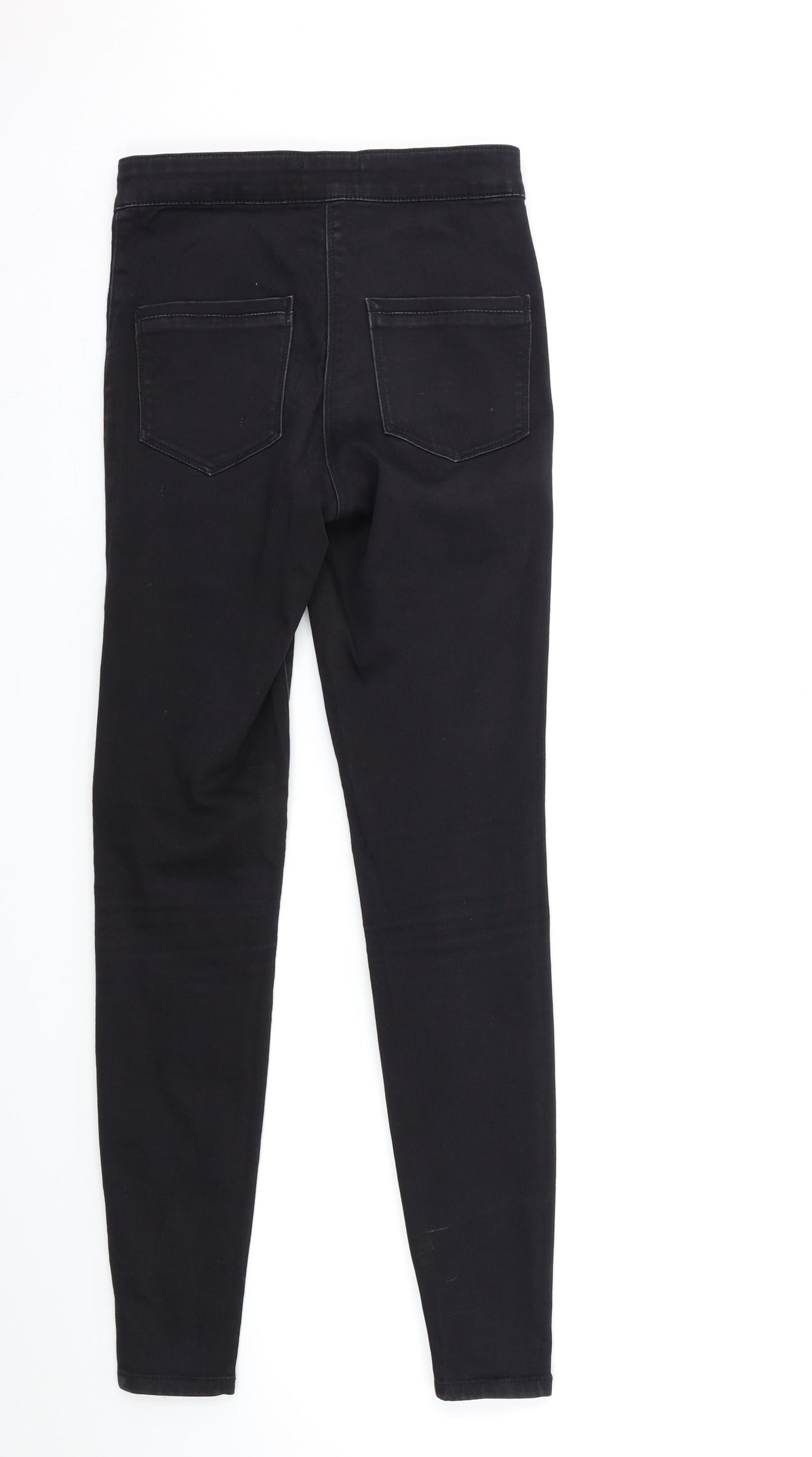 Matalan Womens Black  Denim Skinny Jeans Size 8 L29 in