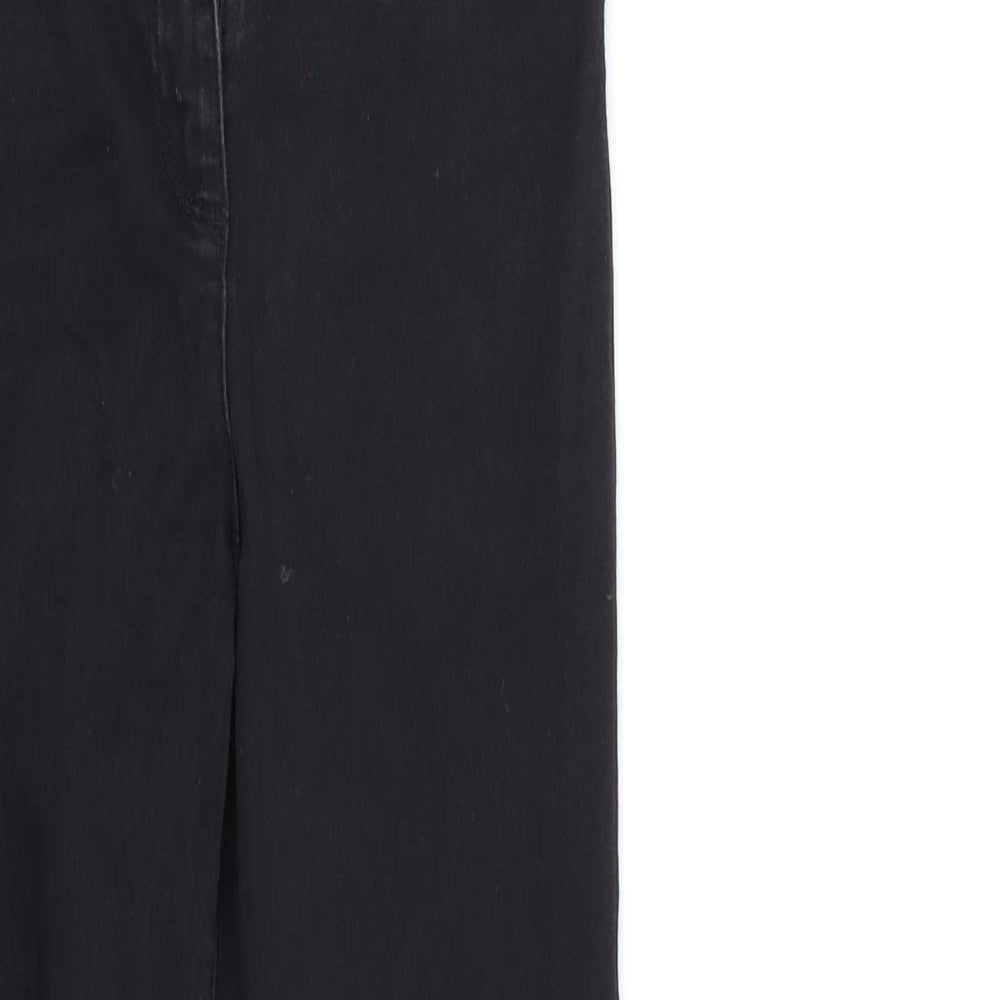 Matalan Womens Black  Denim Skinny Jeans Size 8 L29 in