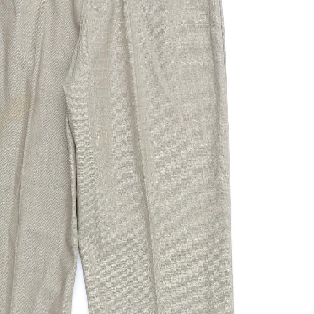 J.Taylor Womens Brown   Trousers  Size 12 L31 in