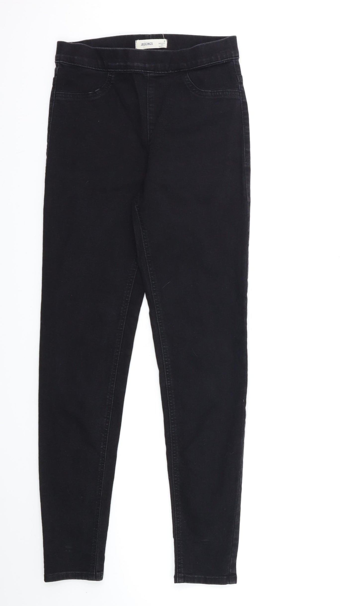 Marks and Spencer Womens Black  Denim Jegging Jeans Size 8 L28 in