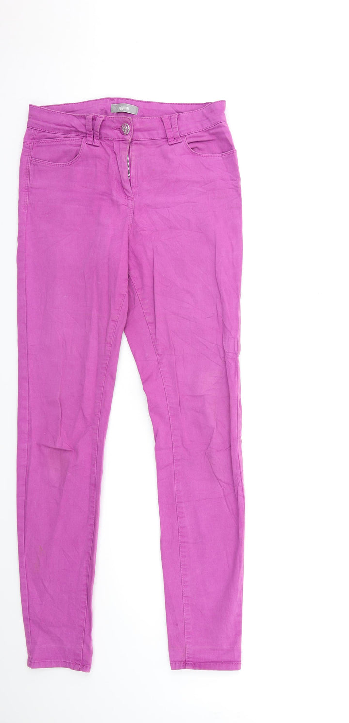 Marks and Spencer Womens Purple  Denim Skinny Jeans Size 10 L32 in