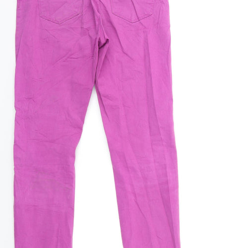 Marks and Spencer Womens Purple  Denim Skinny Jeans Size 10 L32 in