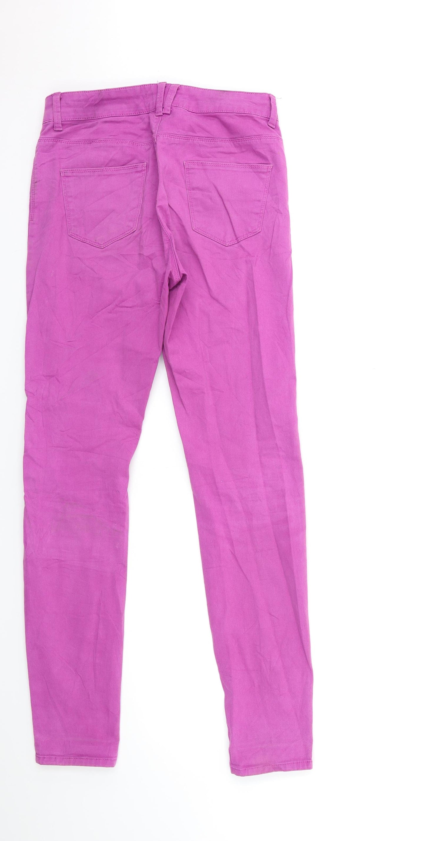 Marks and Spencer Womens Purple  Denim Skinny Jeans Size 10 L32 in