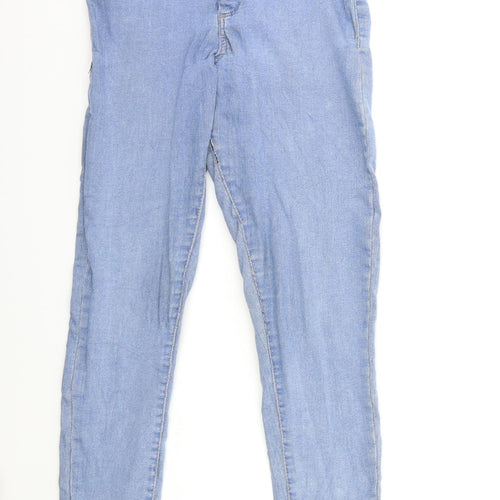 Topshop Womens Blue  Denim Skinny Jeans Size 28 in L30 in