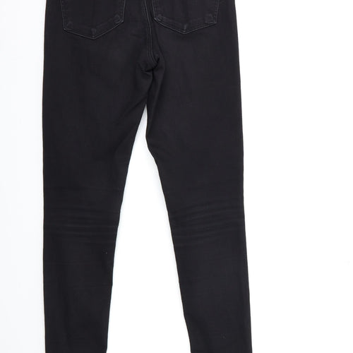 Topshop Womens Black  Denim Skinny Jeans Size 28 in L32 in