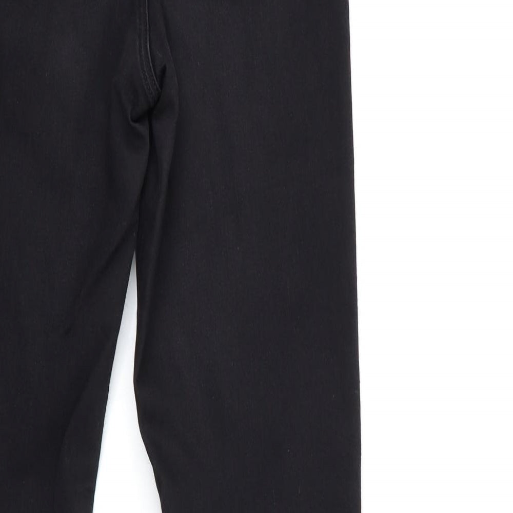 Topshop Womens Black  Denim Skinny Jeans Size 28 in L32 in