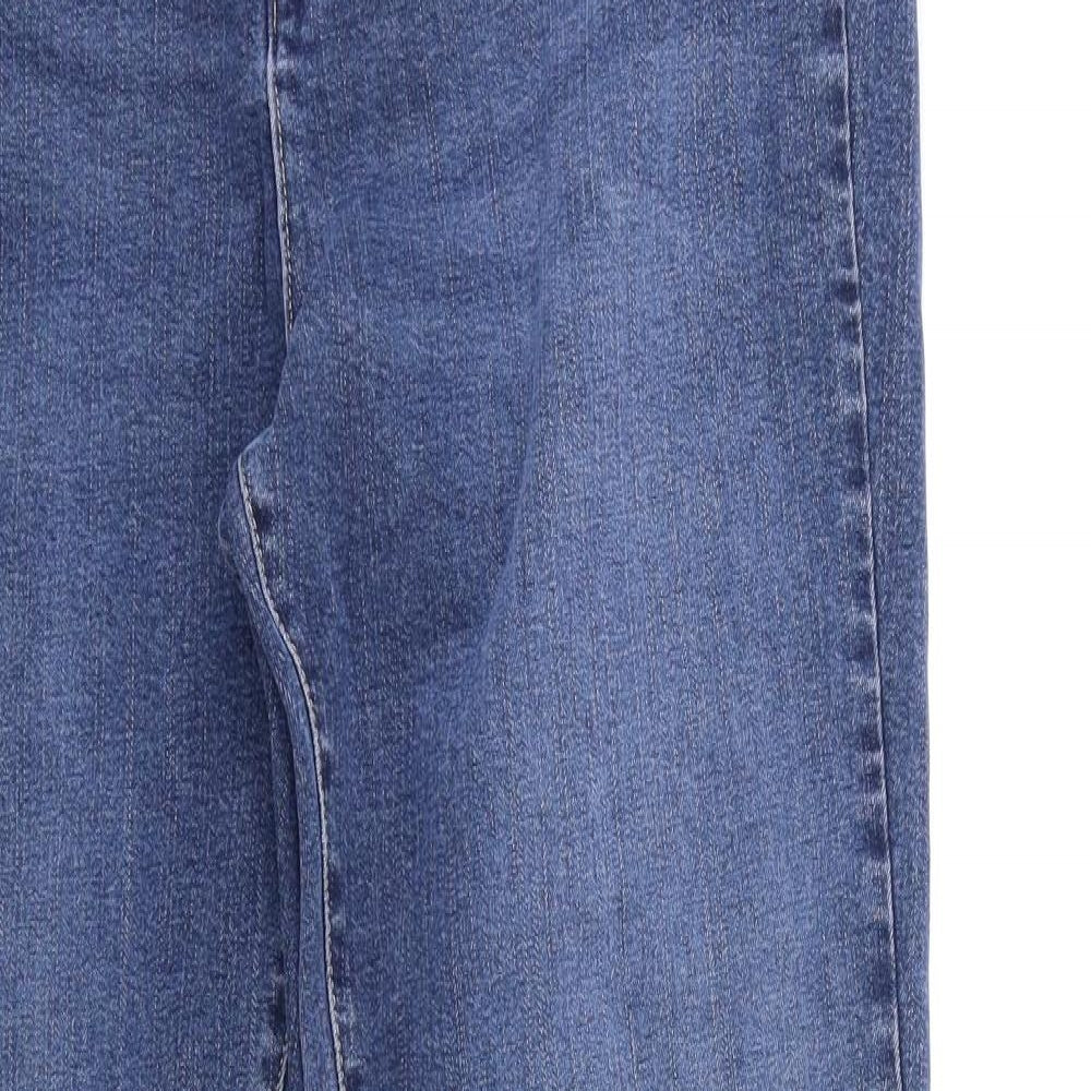 Per Una Womens Blue  Denim Straight Jeans Size 18 L30 in