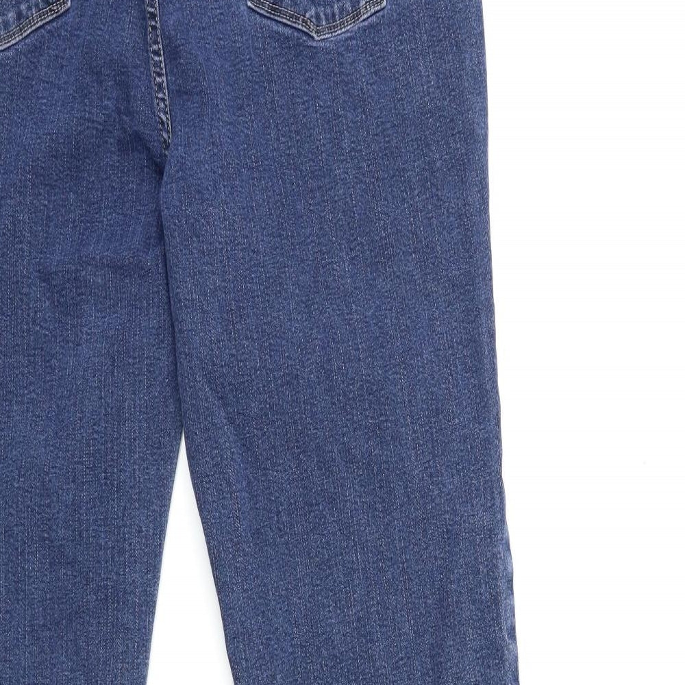 Per Una Womens Blue  Denim Straight Jeans Size 18 L30 in