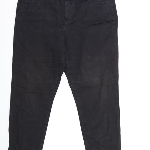 Yessica Womens Black  Denim Skinny Jeans Size 36 in L28 in