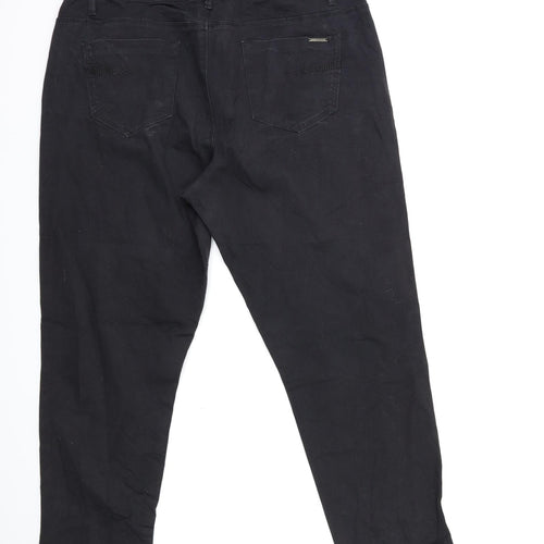 Yessica Womens Black  Denim Skinny Jeans Size 36 in L28 in