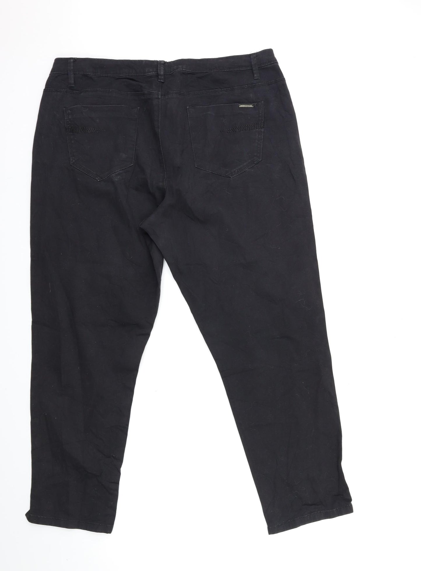 Yessica Womens Black  Denim Skinny Jeans Size 36 in L28 in