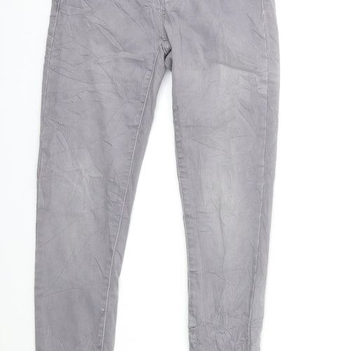Denim & Co. Womens Grey  Denim Skinny Jeans Size 6 L27 in