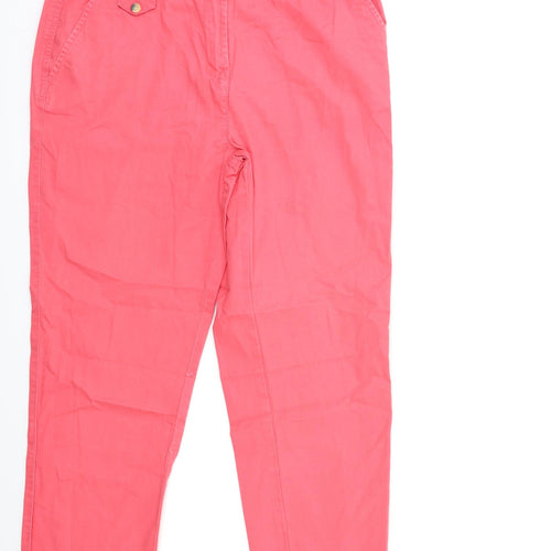M&Co Mens Pink   Chino Trousers Size 18 L25 in