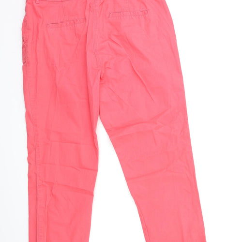 M&Co Mens Pink   Chino Trousers Size 18 L25 in