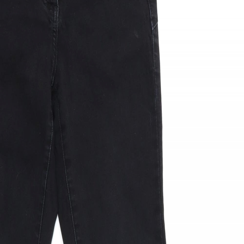 NEXT Womens Black  Denim Skinny Jeans Size 8 L31 in