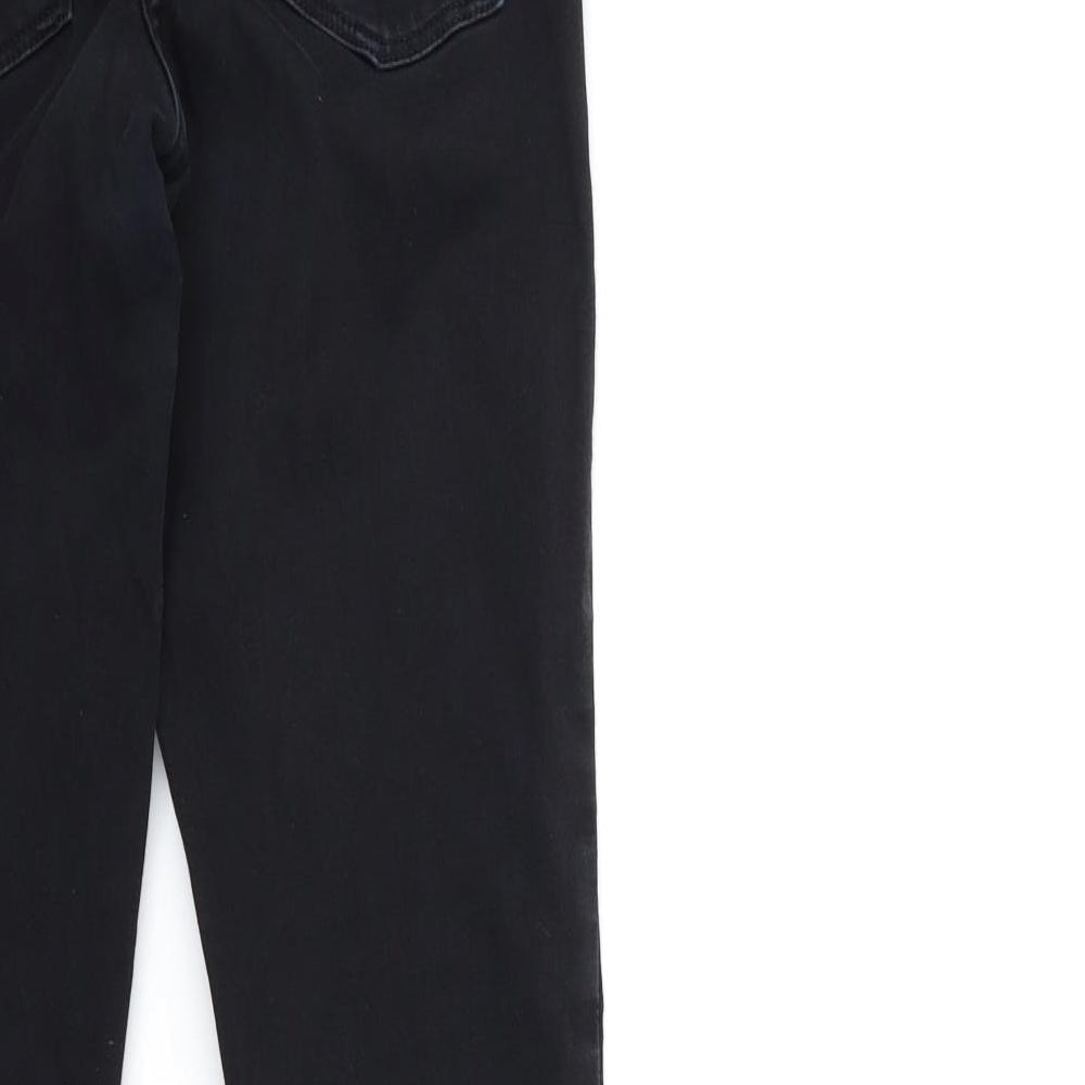 NEXT Womens Black  Denim Skinny Jeans Size 8 L31 in