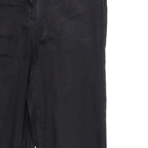 George Womens Black  Denim Skinny Jeans Size 10 L30 in