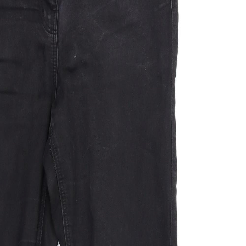 George Womens Black  Denim Skinny Jeans Size 10 L30 in