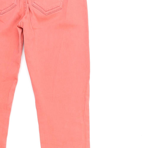 Dorothy Perkins# Womens Pink  Denim Skinny Jeans Size 8 L29 in