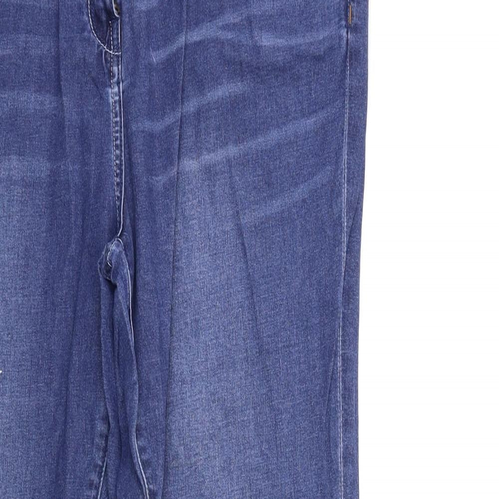 Heritage Womens Blue  Denim Skinny Jeans Size 14 L30 in