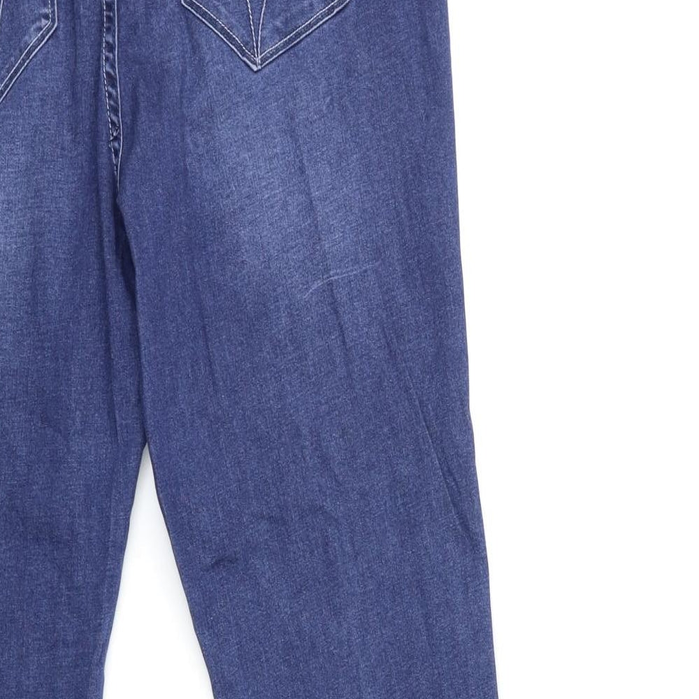 Heritage Womens Blue  Denim Skinny Jeans Size 14 L30 in