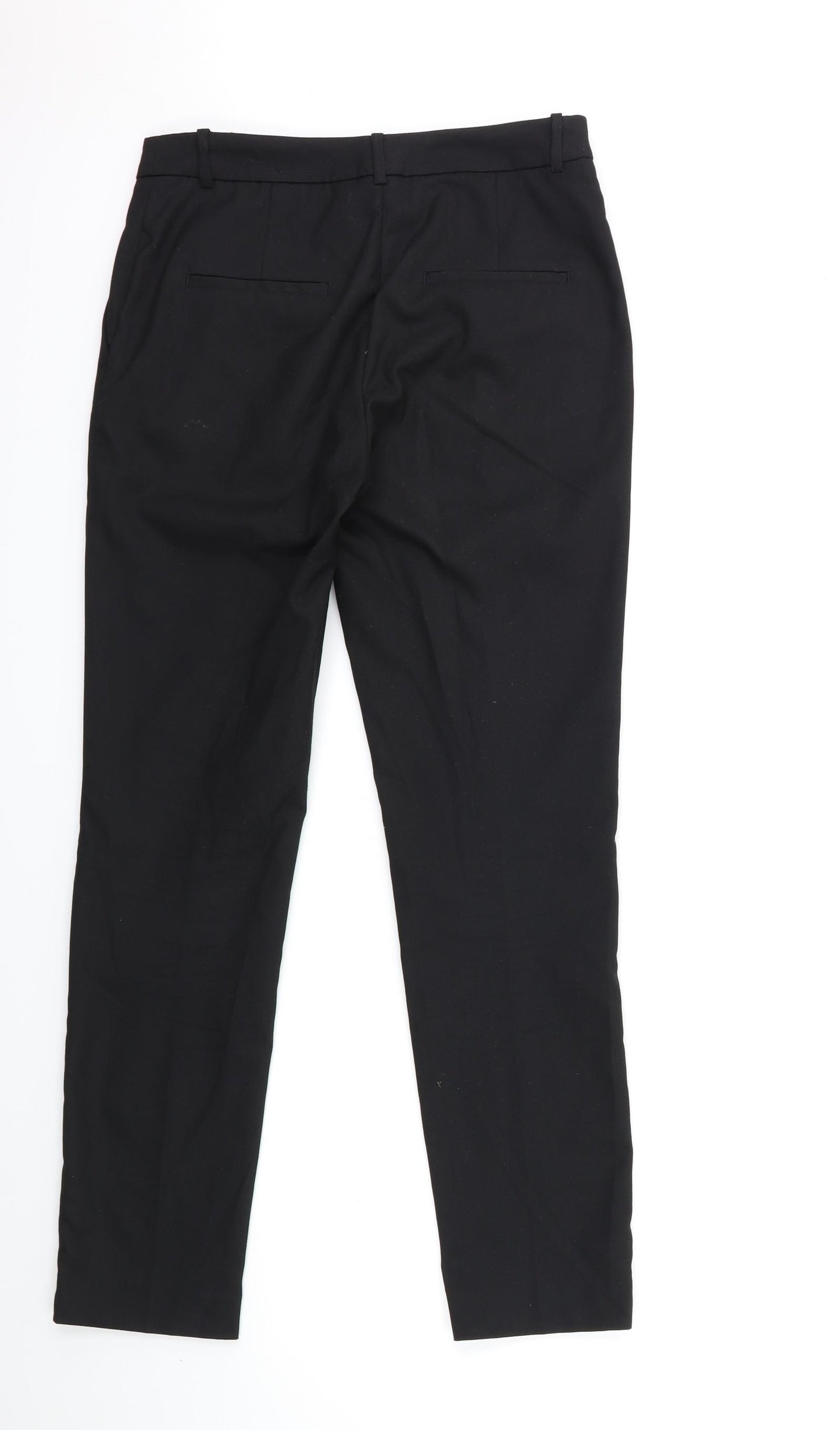 H&M Womens Black   Trousers  Size 8 L30 in