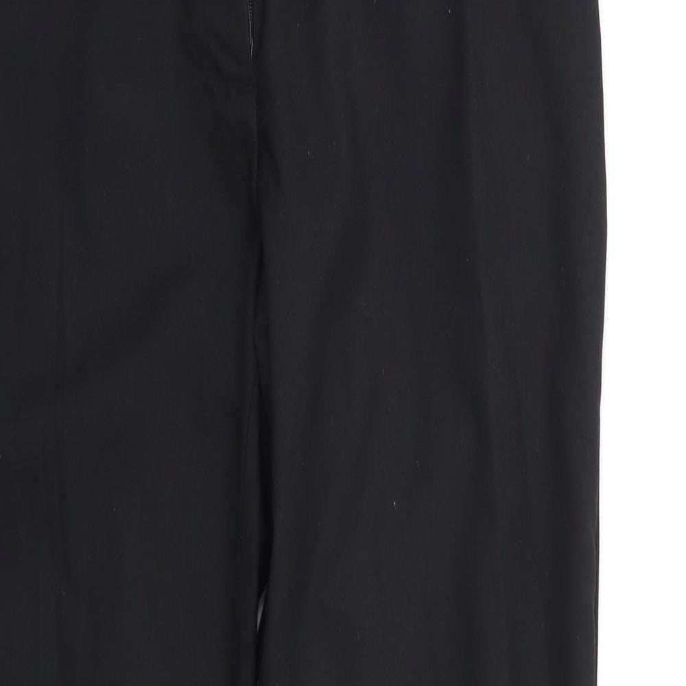 H&M Womens Black   Trousers  Size 8 L30 in