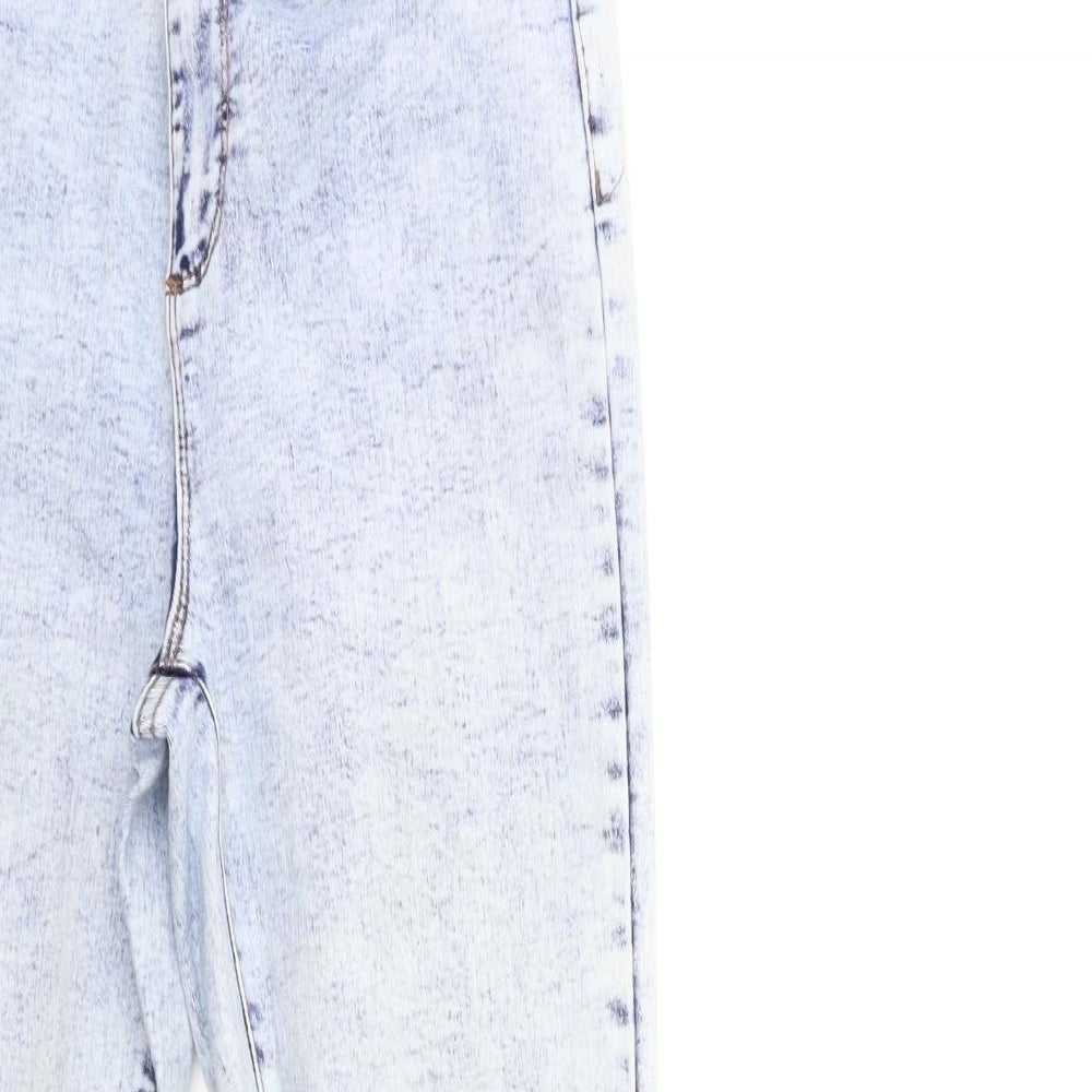 Denim & Co. Womens Blue  Denim Skinny Jeans Size 8 L28 in