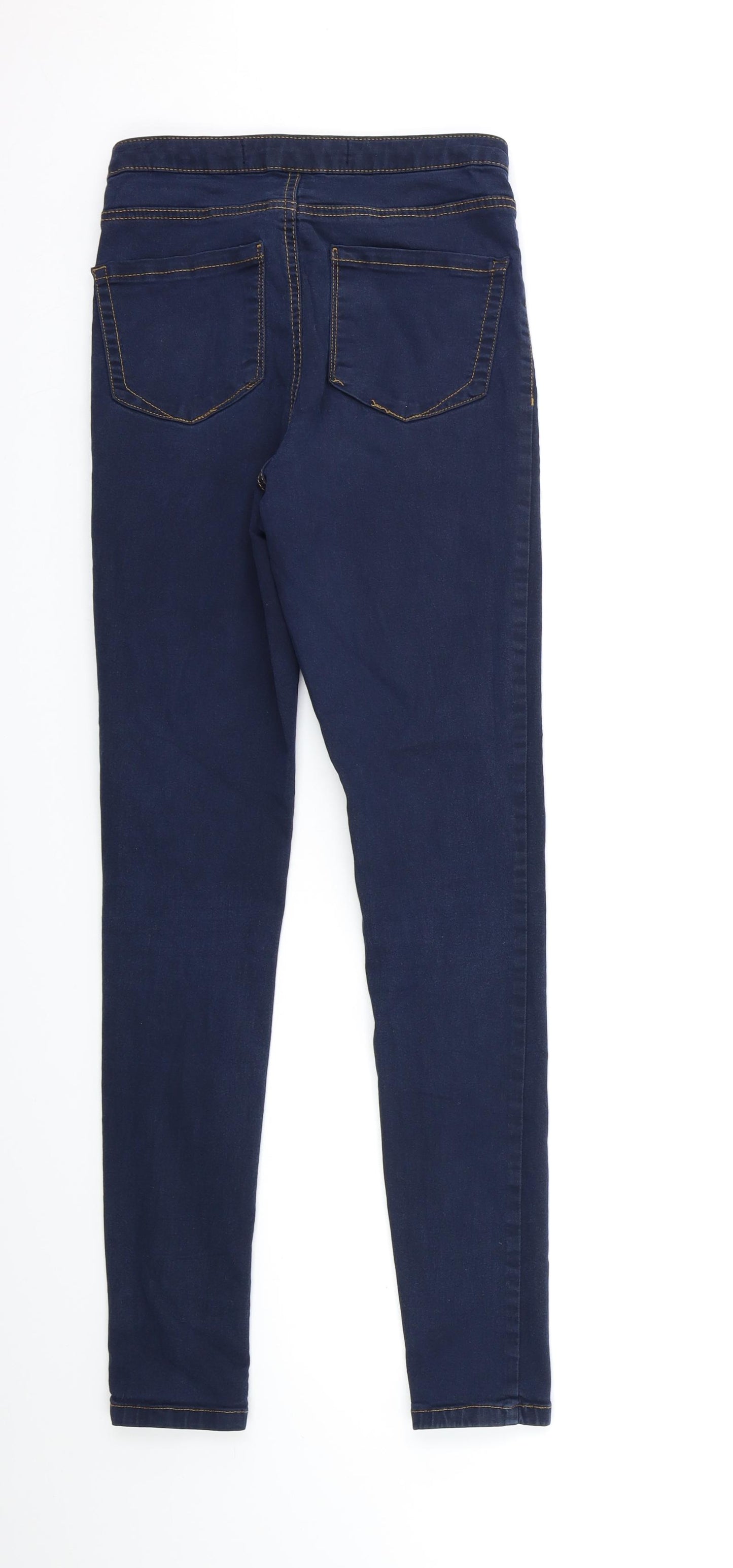 Denim & Co. Womens Blue  Denim Skinny Jeans Size 10 L30 in