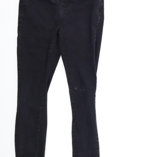 Denim & Co. Womens Black  Denim Skinny Jeans Size 10 L26 in
